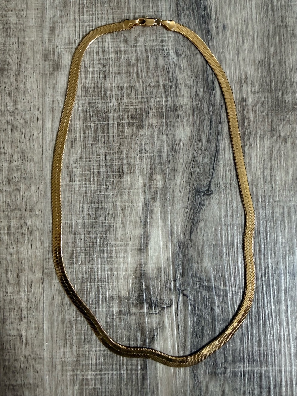 Gold Snake Chain Necklace 20”